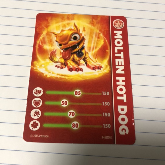 Skylanders Giants *rare* Molten Hot Dog figure. - Picture 5 of 6